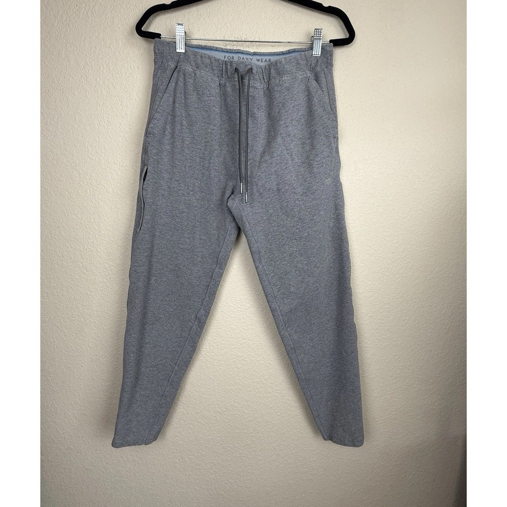 Men's Mack Weldon For Daily Wear Ace Joggers Grey Comfort Athleisure Soft Sz M